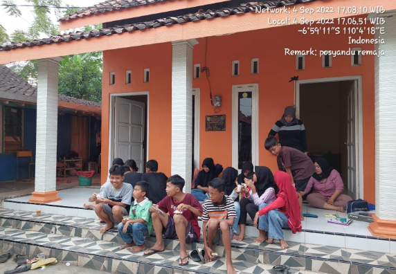 Kegiatan Posyandu Remaja di Balai Desa Penyangkringan